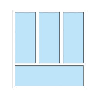 3 Delig Raam Met Onderlicht