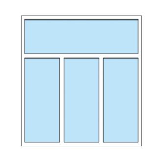 3 Delig Raam Met Bovenlicht